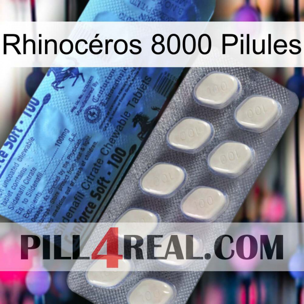 Rhinocéros 8000 Pilules 34